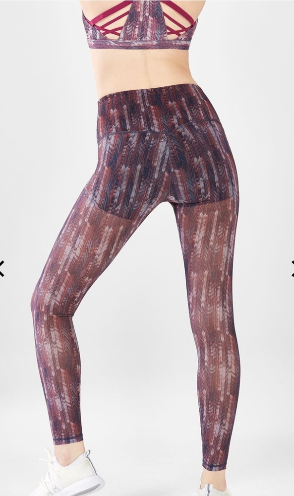 Fabletics high waist pureluxe mesh leggings
